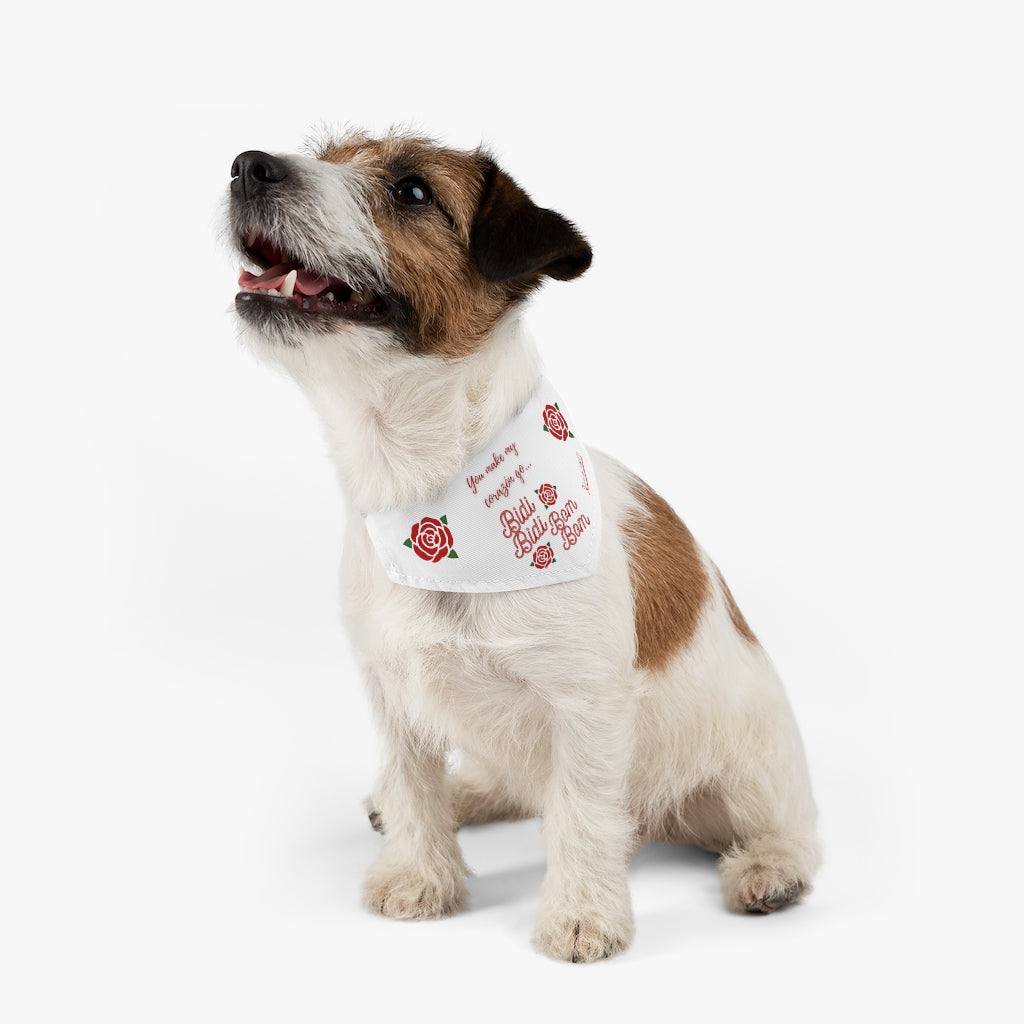 You make my Corazón go Bidi Bidi Bom Bom (Pet Bandana Collar)